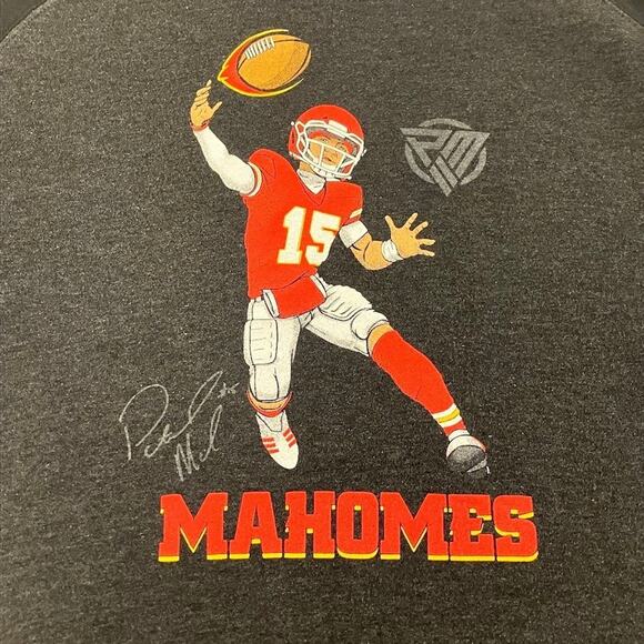 PM II Kansas City Chiefs Quarterback Patrick Mahomes Crewneck Sweatshirt Size L - Picture 4 of 6